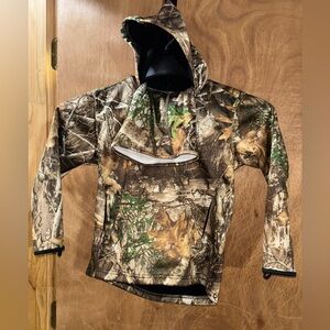 Boys Camo Hoodie w/ Neck Gaiter